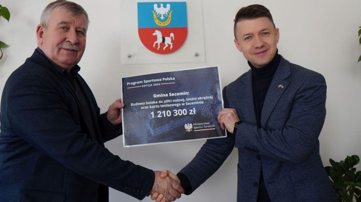 Gmina Secemin otrzymała 1,2 miliona złotych dofinansowania na kompleks sportowy