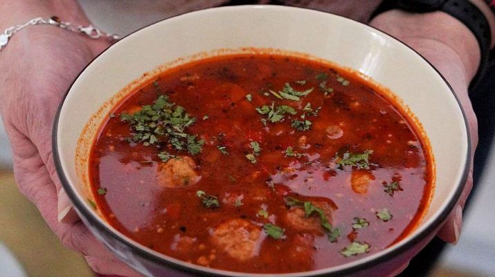 Tak wygląda rozgrzewająca zupa meksykańska z klopsikami z Konieczna.