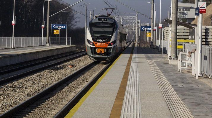 Pociągi już kursują nową łącznicą Czarnca – Włoszczowa Północ (fot. UG Włoszczowa).